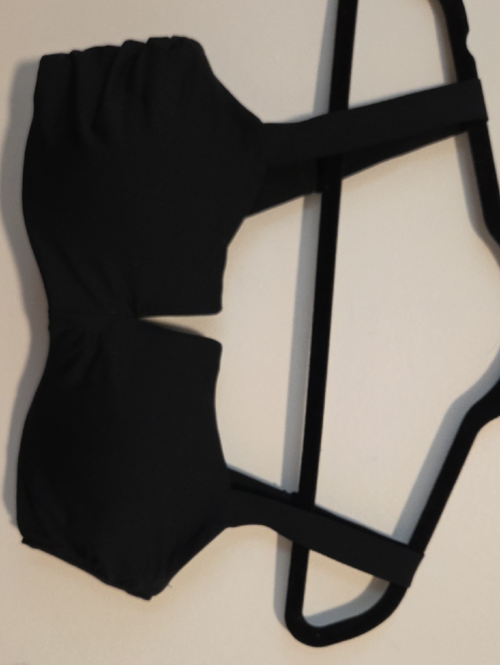 Athleta Black Bandeau Swim Top